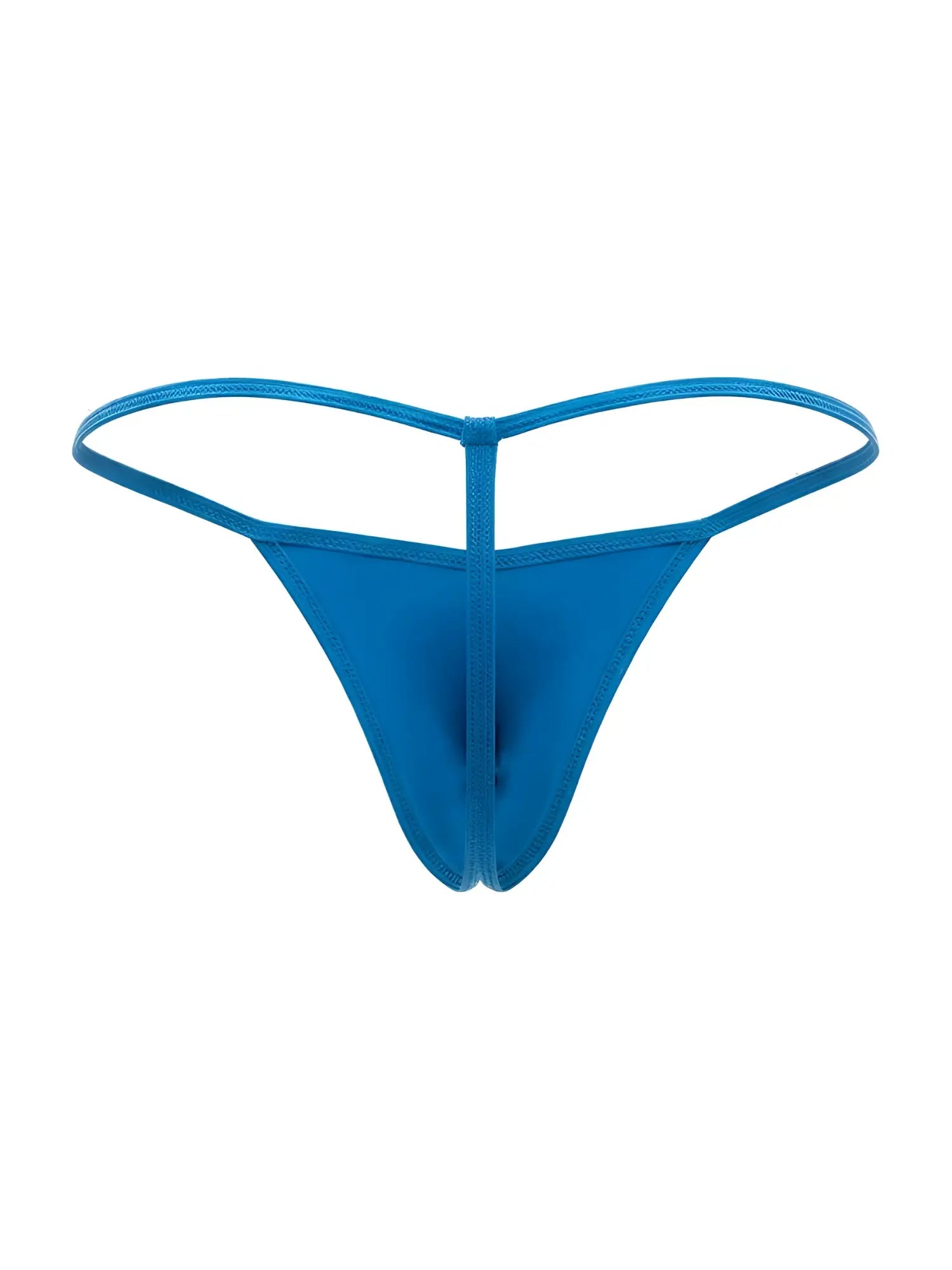 A vibrant blue jor 2359 axel g-string thong made of smooth stretchy fabric with thin straps and minimalist design