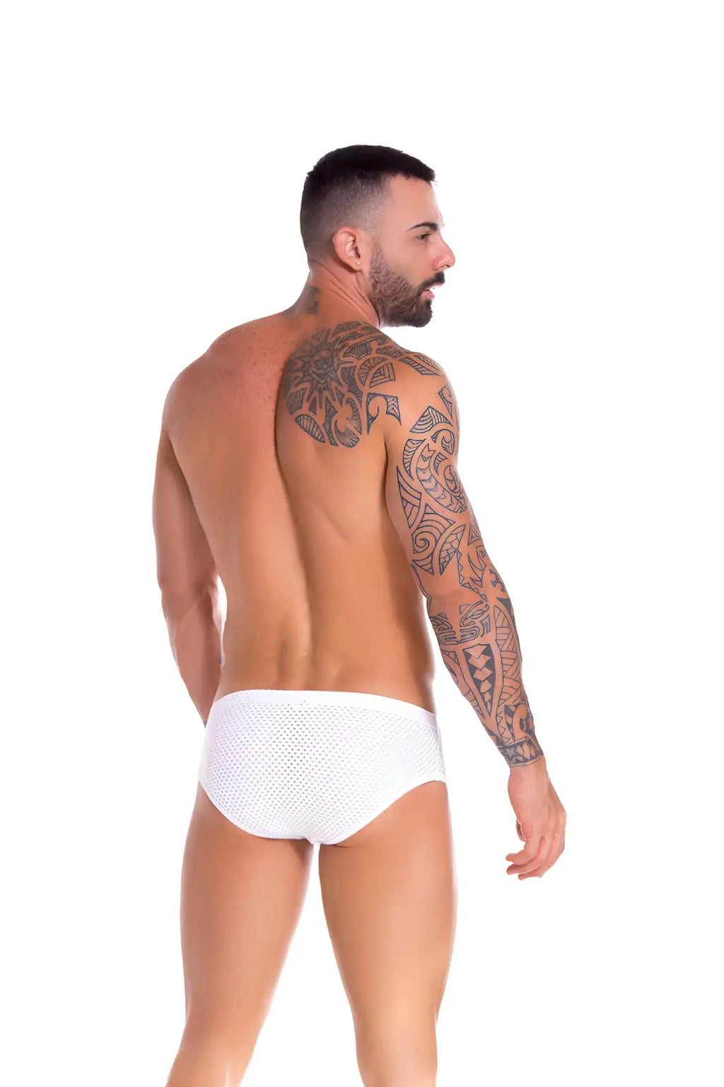 White mesh briefs jor gipsy mesh bikini underwear white size m showing front side