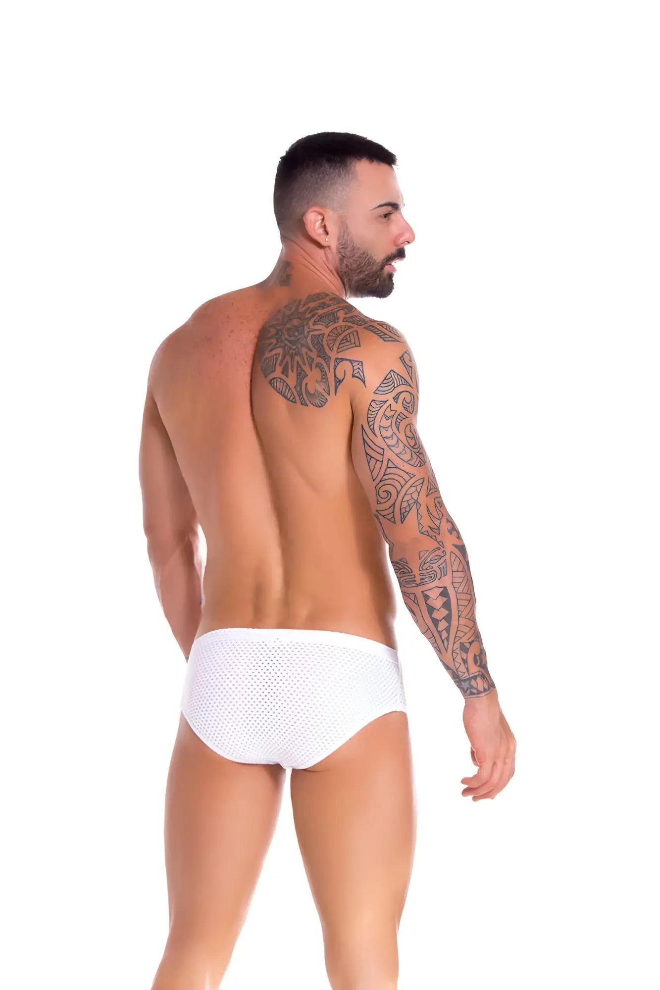 White mesh briefs jor gipsy mesh bikini underwear white size m showing front side