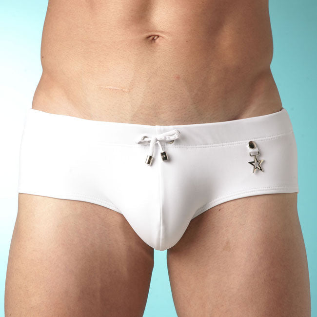 Jor STAR WHITE Brief Swimwear Size M