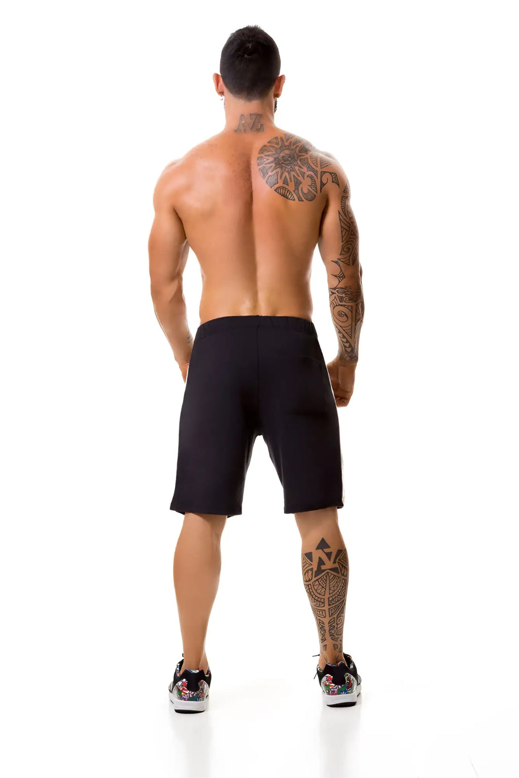 Jor Warrior athletic shorts black 0365 size XL with ribbed texture and side pockets for active wear