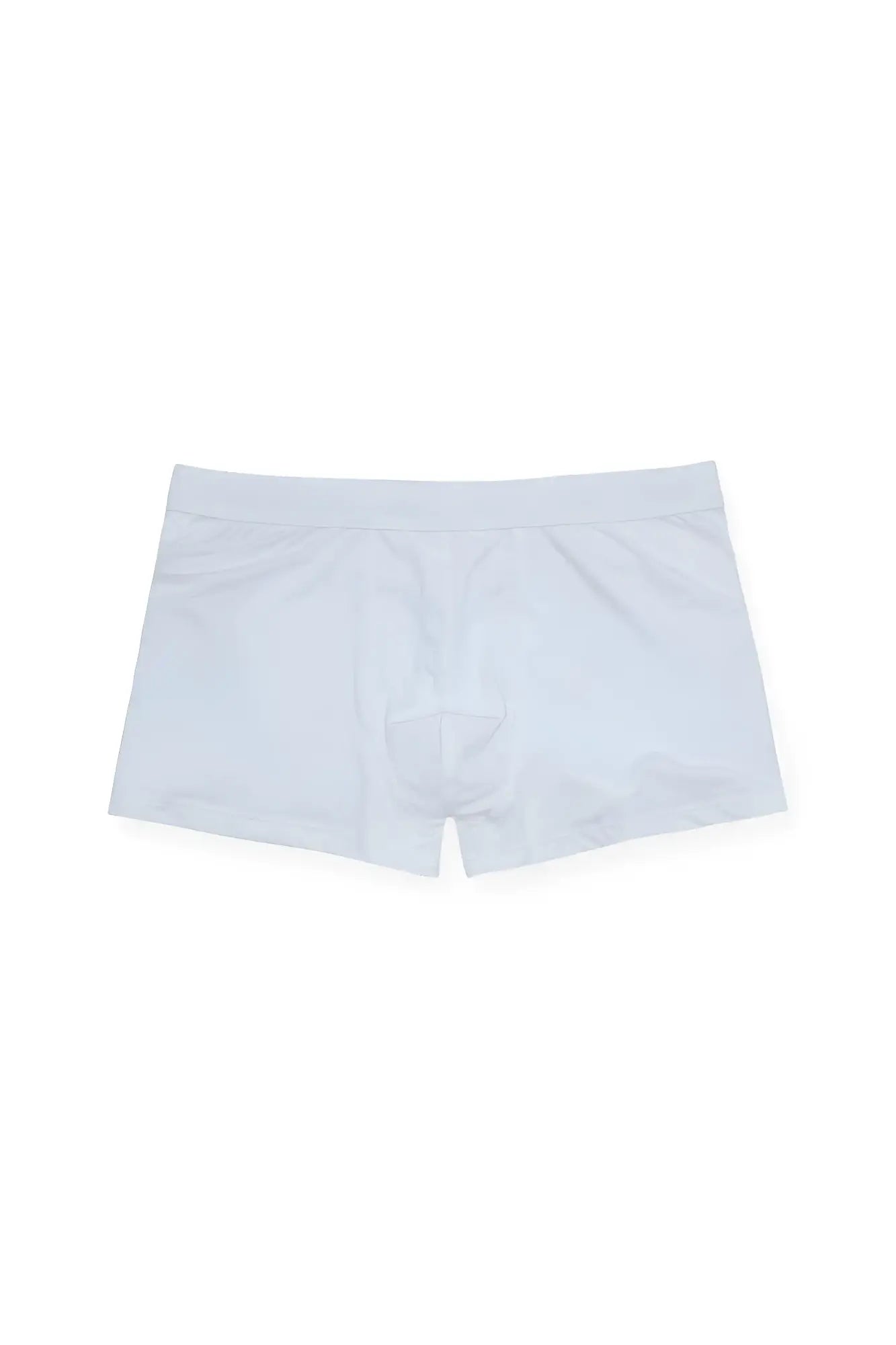 White briefs juicy jj boxers with rear cutouts seamless design elastic waistband polar white color
