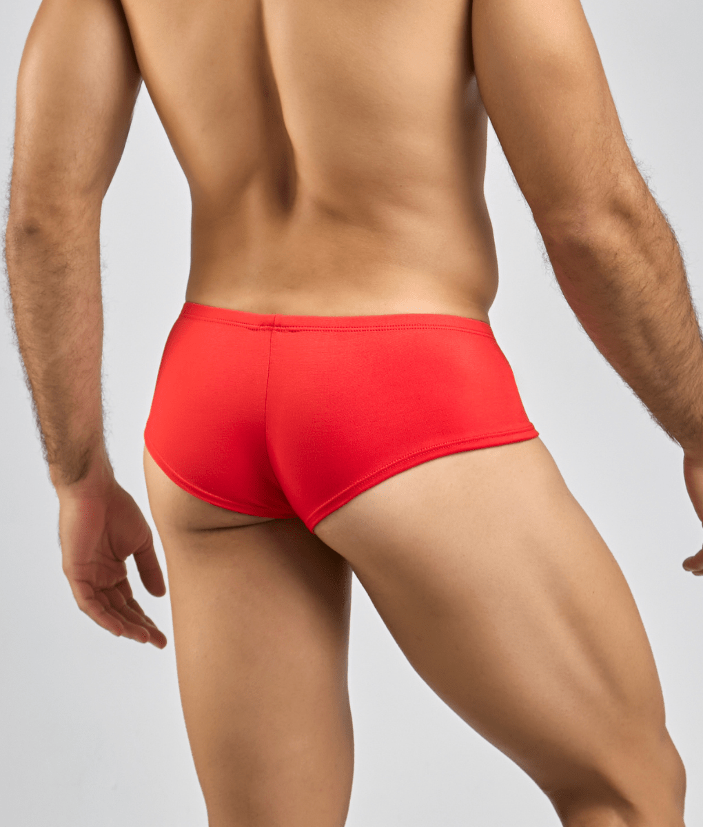 Justin + Simon XSJ13 Men's Cheeky Bulge Boxer - Peach