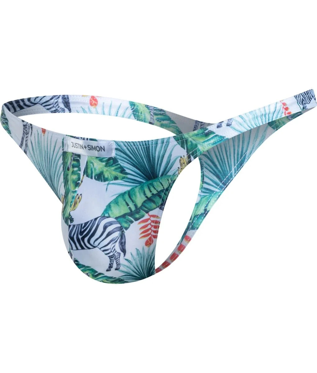 Justin + Simon XSJ03 Men's Classic Tanga Wild Prints