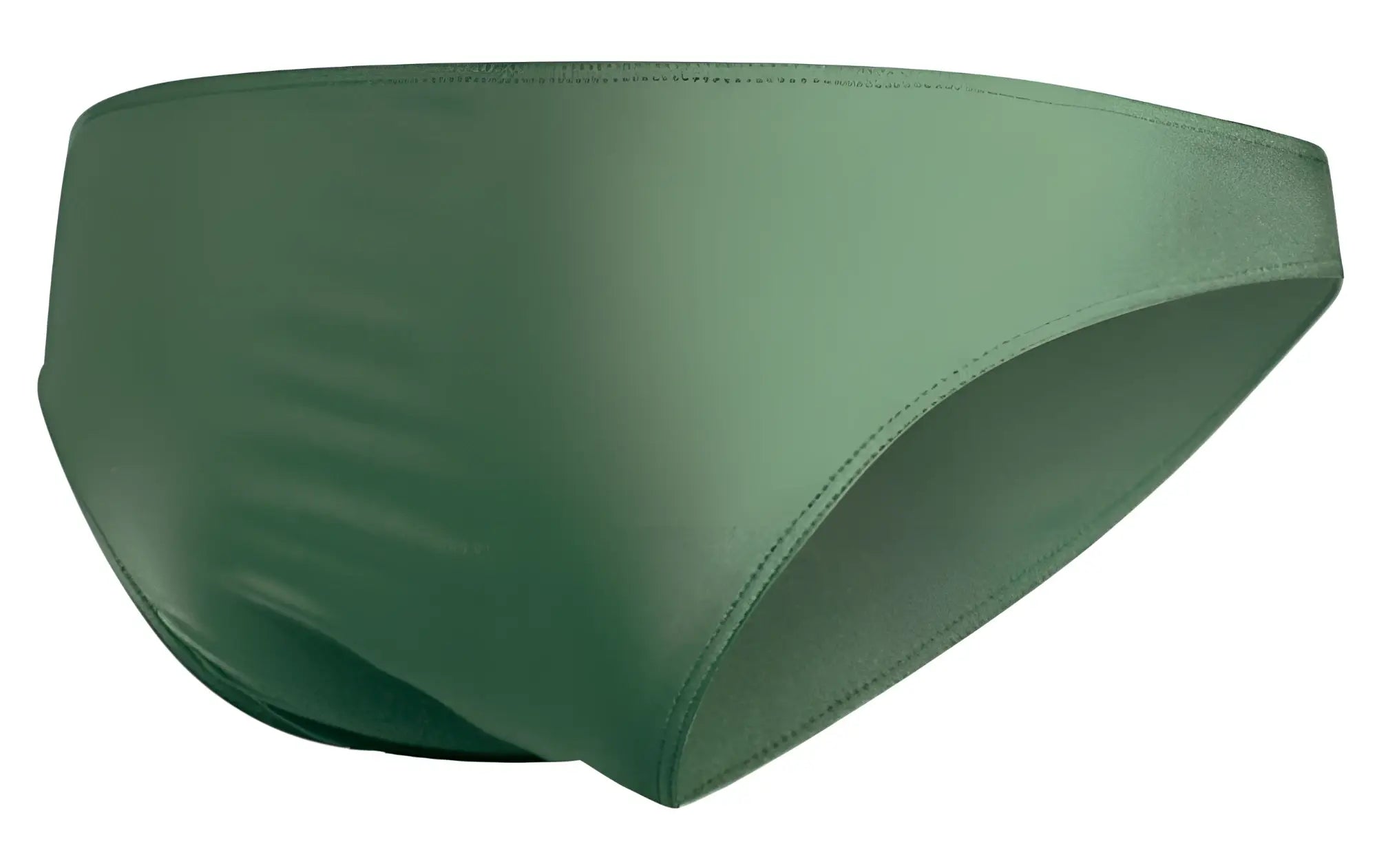 Justin simon xsj01 classic bikini swim trunks in new green with smooth satin finish and subtle edge stitching