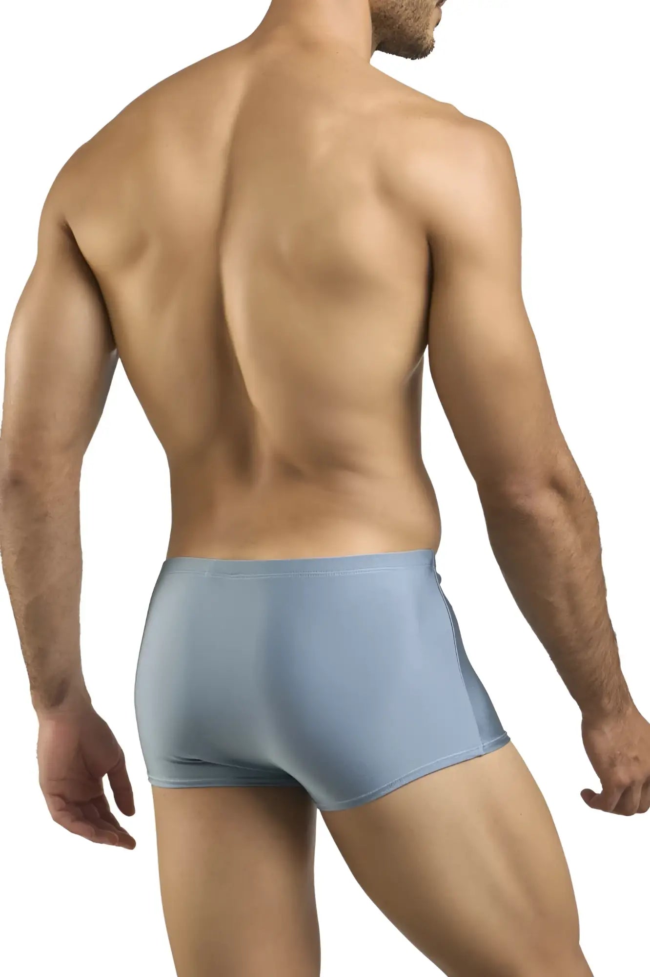 Justin simon xsj08 classic boxer in metal green with smooth fabric and form-fitting design for men