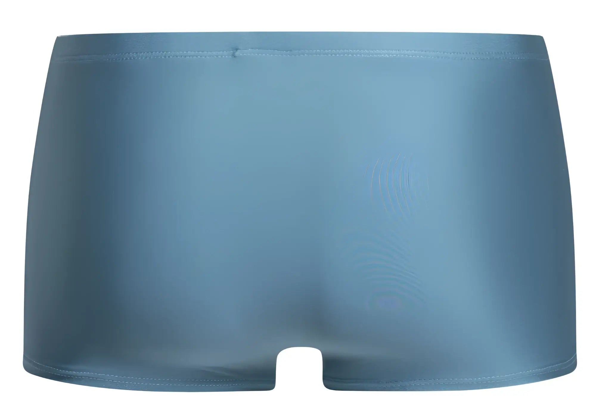JustinSimon xsj08 classic boxer in metal green solid blue with smooth satin finish and clean stitching