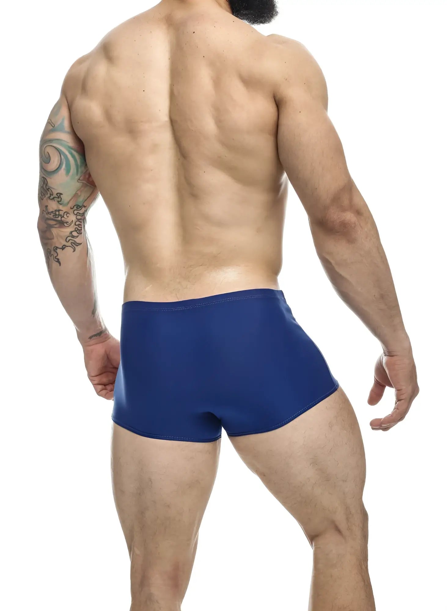 Justin simon xsj08 classic trunks in royal blue athletic briefs made from breathable fabric for active wear