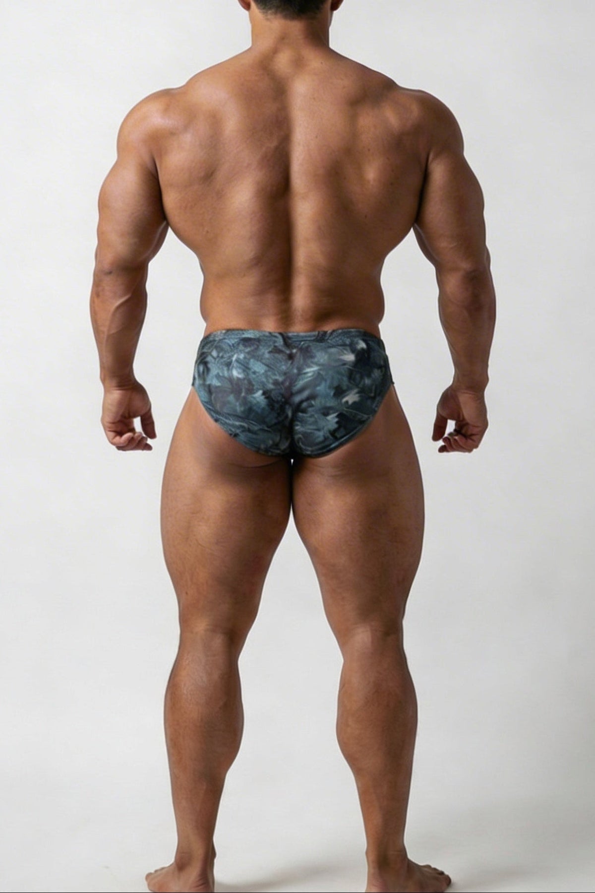Bóxers clásicos de Jed North para physique, costura de 2" - Camuflaje