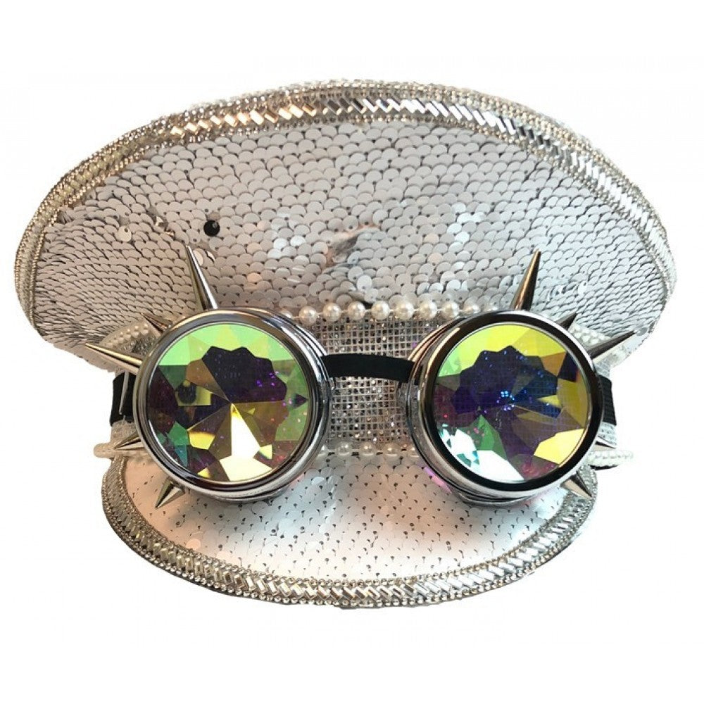 Sequin Festival Hat W/ Goggles