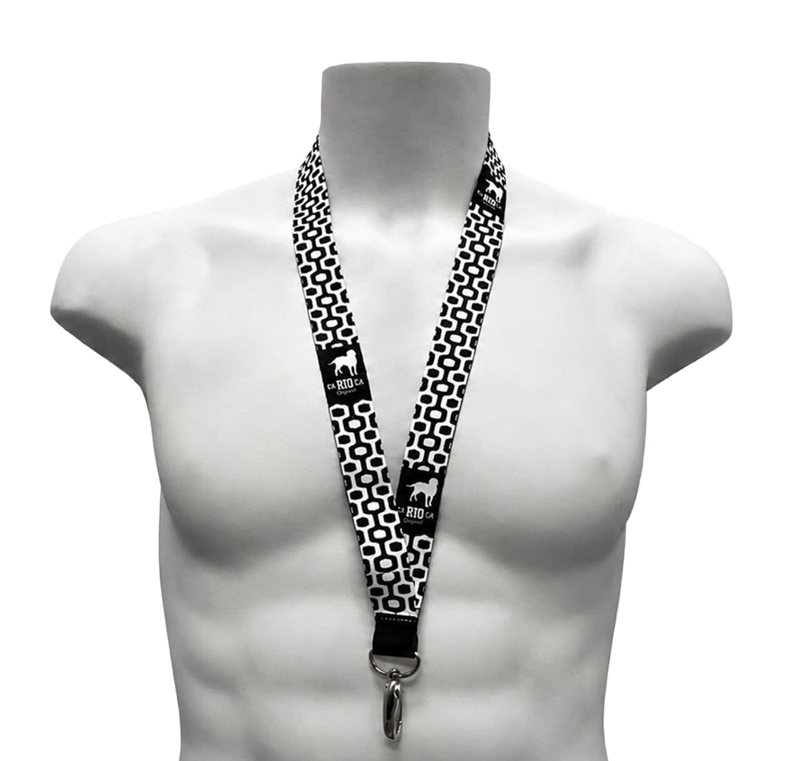CA-RIO-CA LANYARD Black, Blue, Red And White - Key Holder