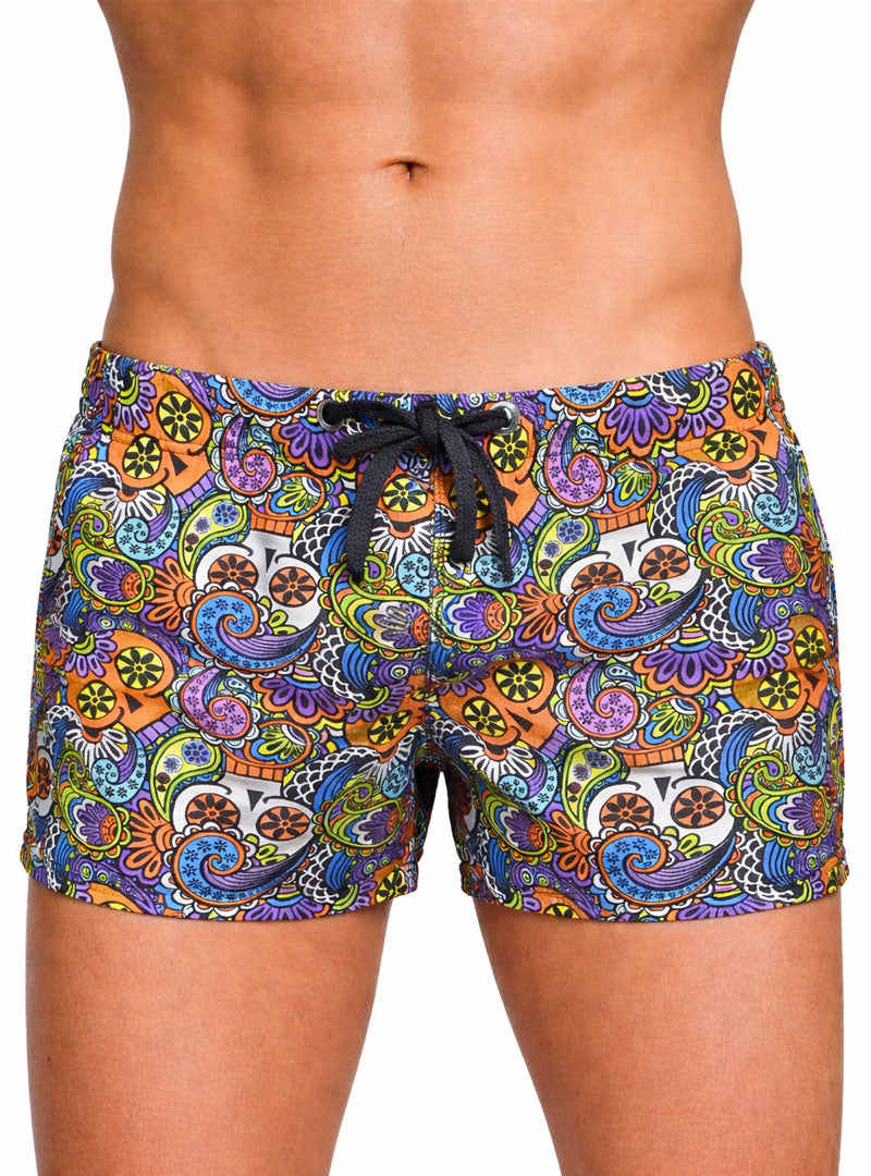 Kineo Men's Printed Swim Trunk