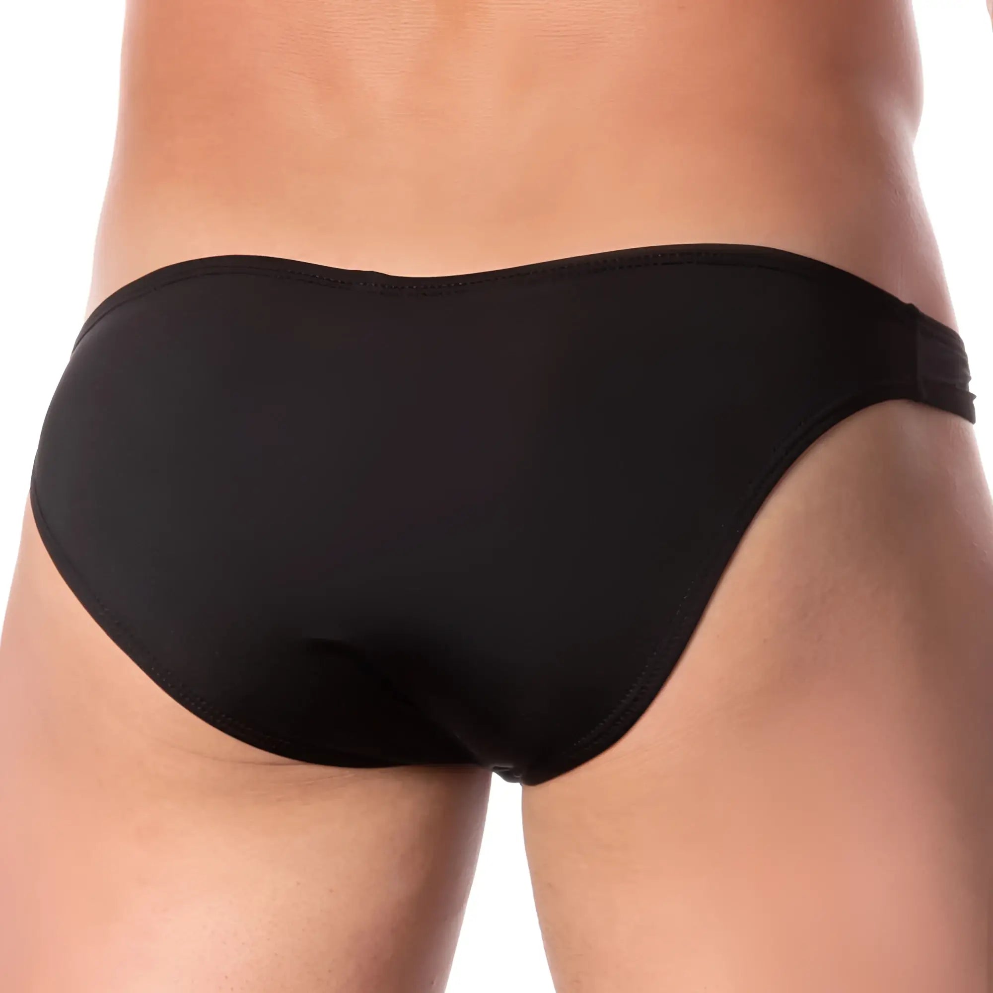 Black kyle kli027 bikini briefs with a smooth form-fitting design and elastic waistband for comfortable wear