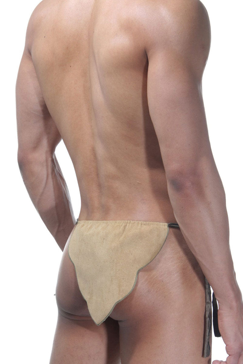 Ropa interior con taparrabos anudado a los lados Tarzan de LaBlinque, color camello LB-15235, talla S