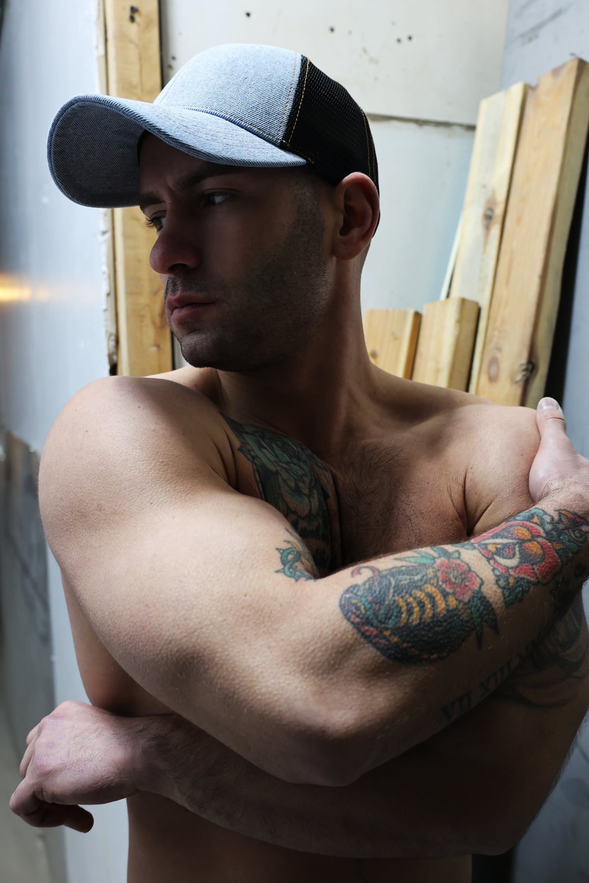 Loaded Denim Trucker Hat