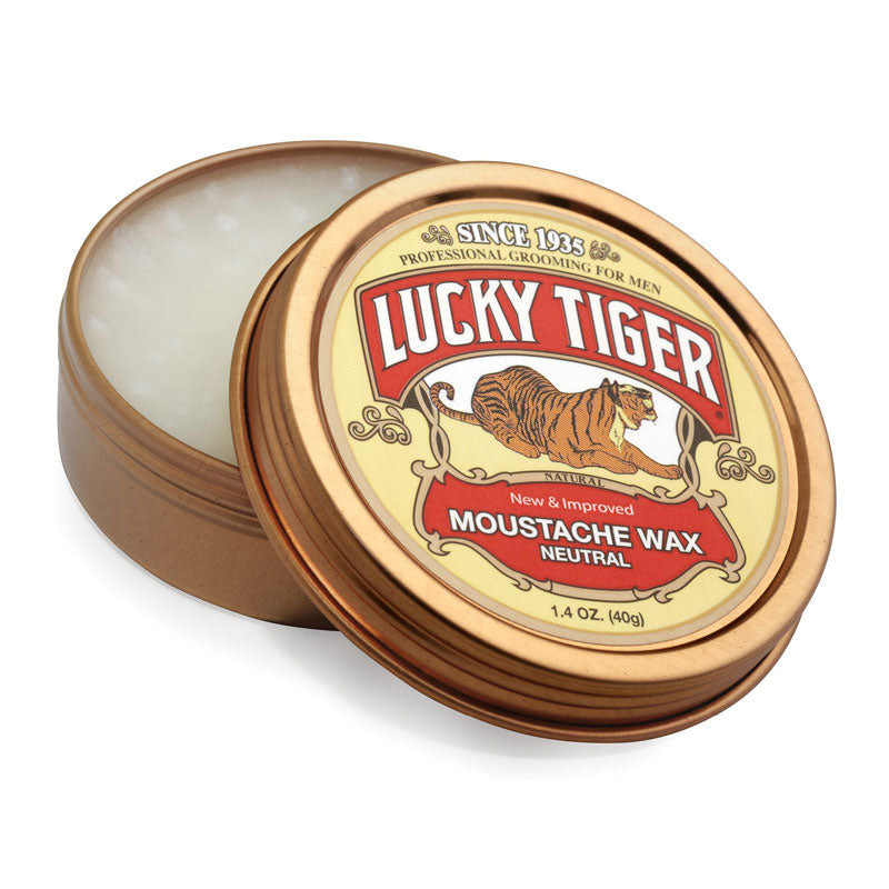 Cera para bigote Lucky Tiger de 1,5 oz, 16161, talla única