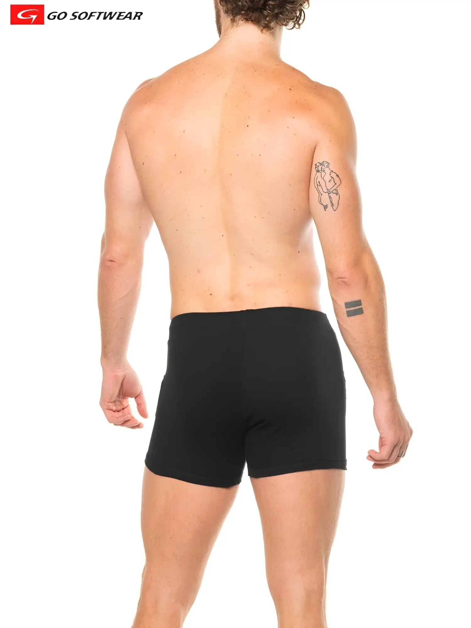 Black mens briefs lumber jack shorty by go softwear featuring soft breathable fabric and supportive fit