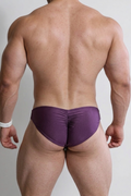 JJ Malibu Men's Dynamic Classic Scrunch-Butt Brief - Purple