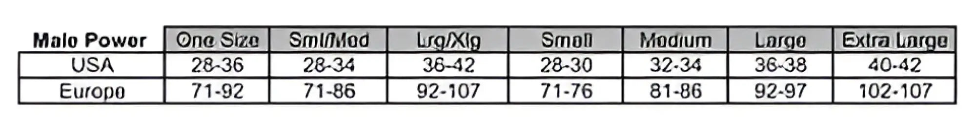 Magic silk 100% silk red jock strap size chart for male power usa showing measurements in inches and centimeters