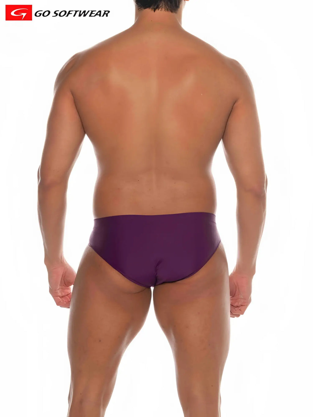 Purple go softwear majorca bikini swim trunks made of soft material ideal for comfortable swimwear use