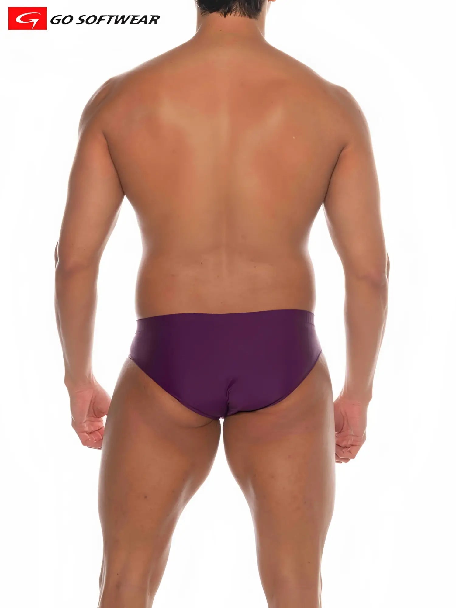 Purple go softwear majorca bikini swim trunks made of soft material ideal for comfortable swimwear use