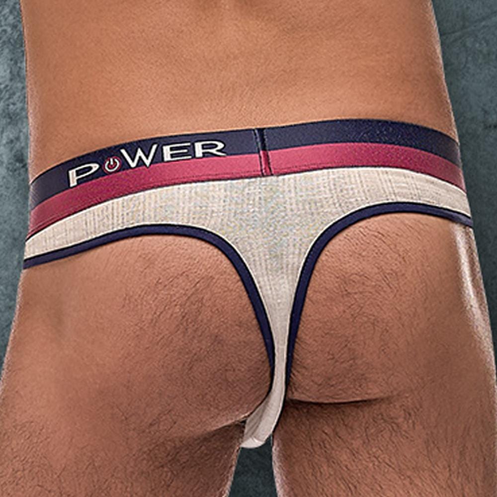 Tanga con aberturas de felpa francesa Male Power 237246