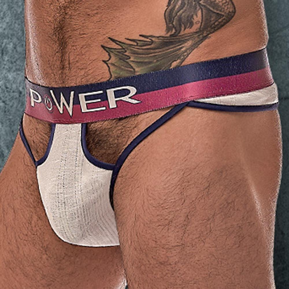 Male Power 237246 French Terry Cutout Thong