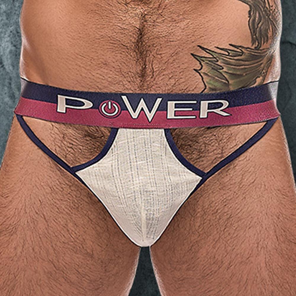 Male Power 237246 French Terry Cutout Thong