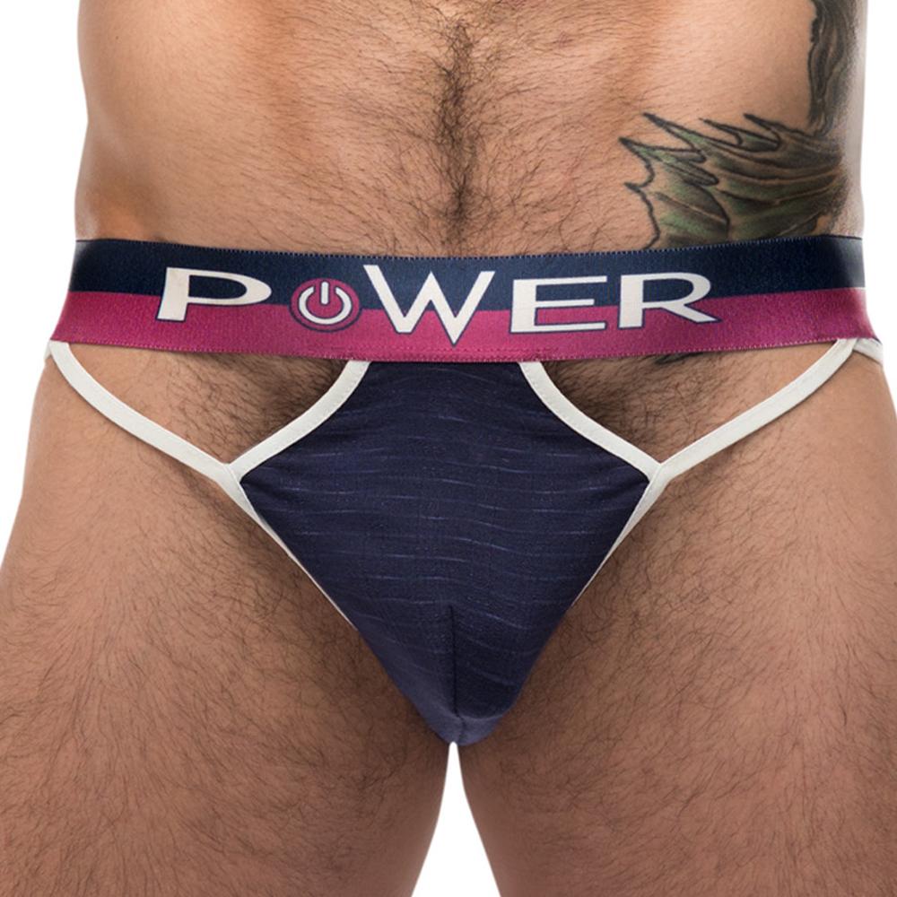 Tanga con aberturas de felpa francesa Male Power 237246