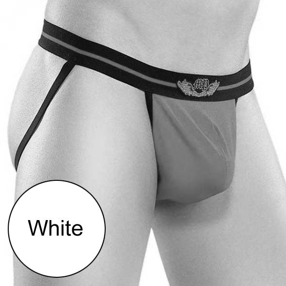 Ropa interior masculina Power Wings Jock Strap, color blanco, talla L/XL 349-054