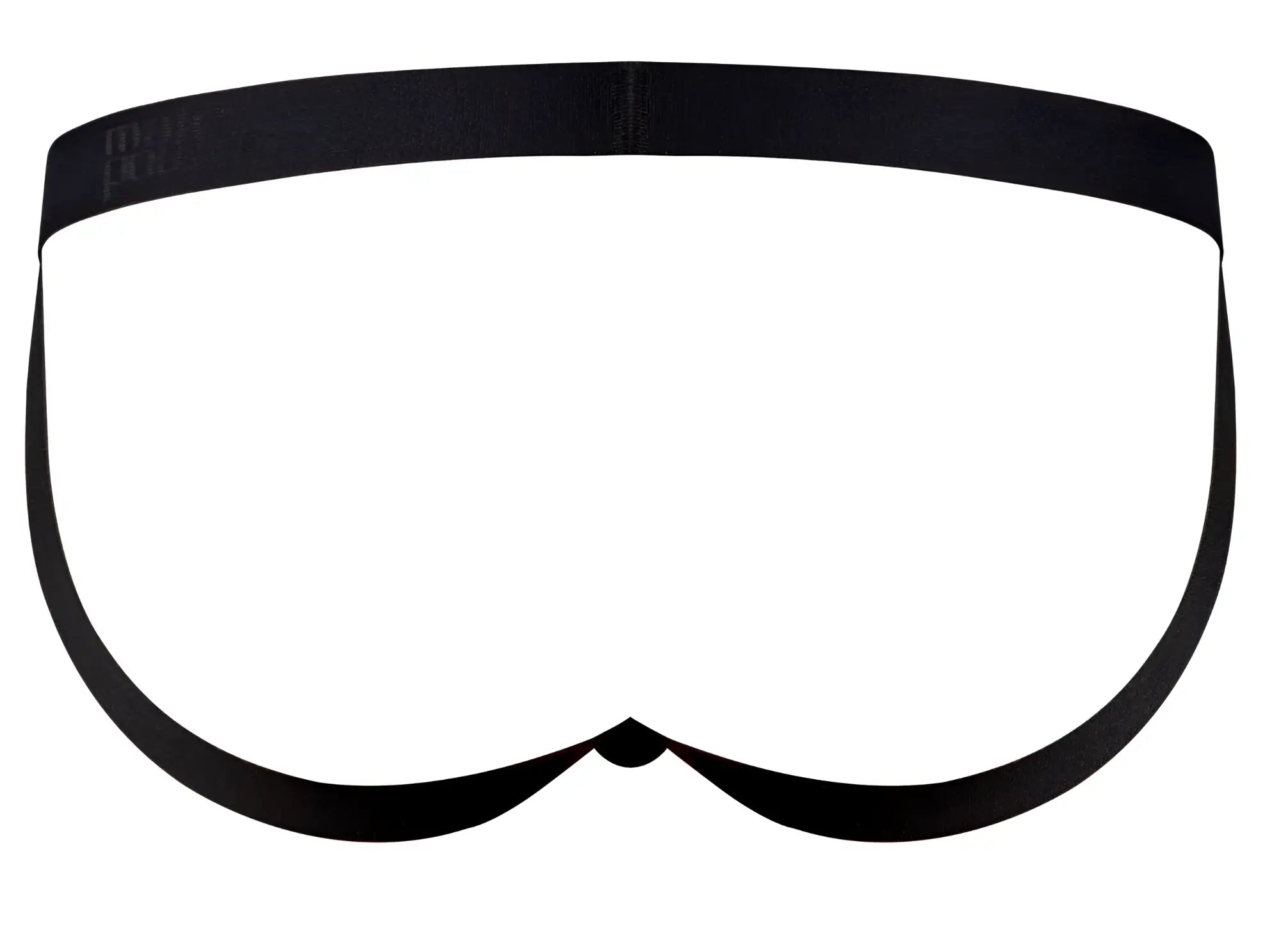 Male power 353-296 widow maker classic jock in black featuring seamless construction and a smooth elastic waistband
