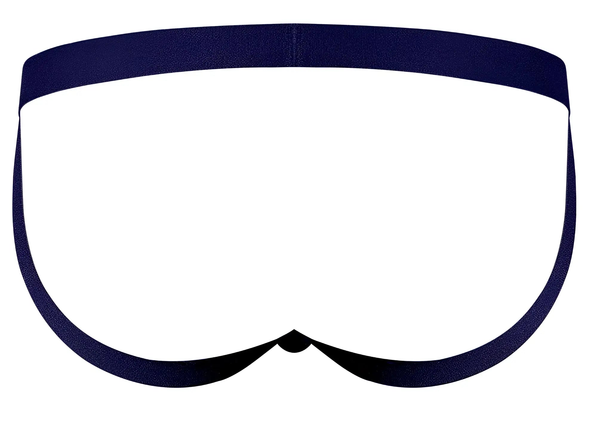 Navy blue cotton briefs male power 386-291 love star jock with ring purple supportive waistband seamless design