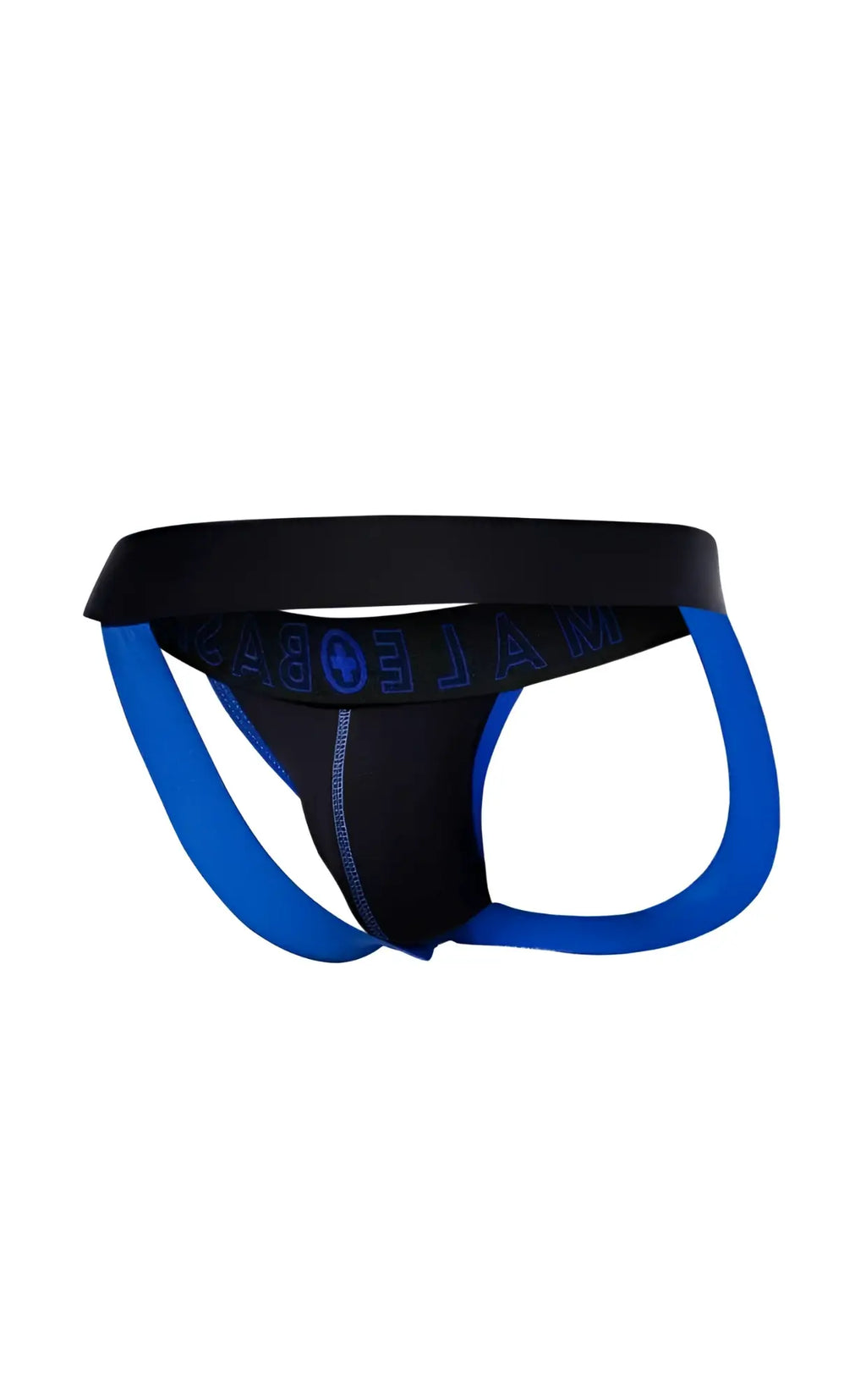 Black and blue malebasics neon jock new colors athletic briefs with bold contrasting design for active wear