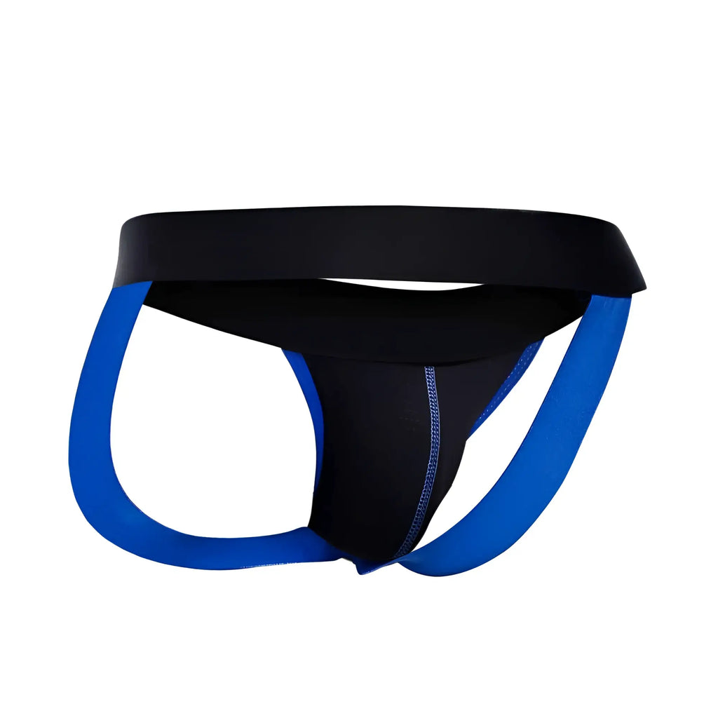 Black and blue malebasics neon jock new colors athletic briefs with supportive contoured design for active wear