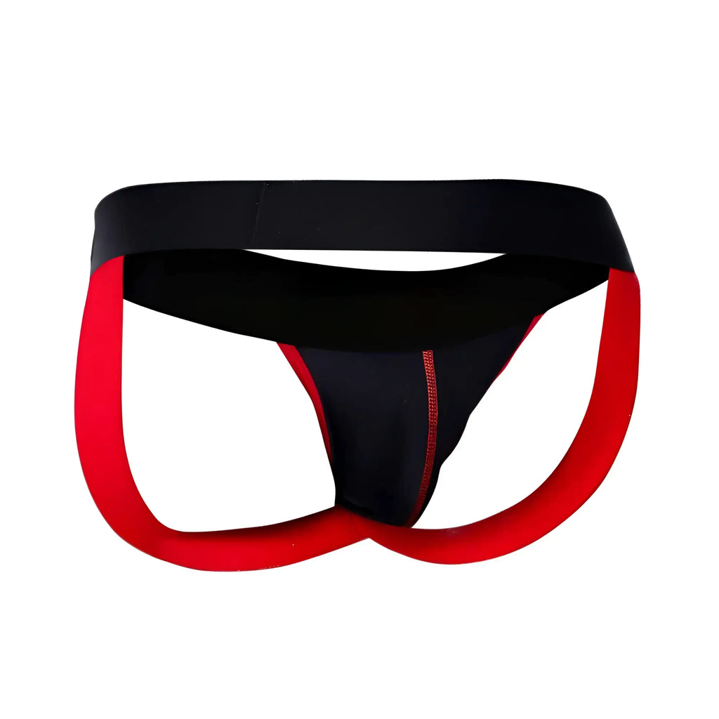 Black and red malebasics neon jock new colors athletic briefs with supportive contoured design for active wear