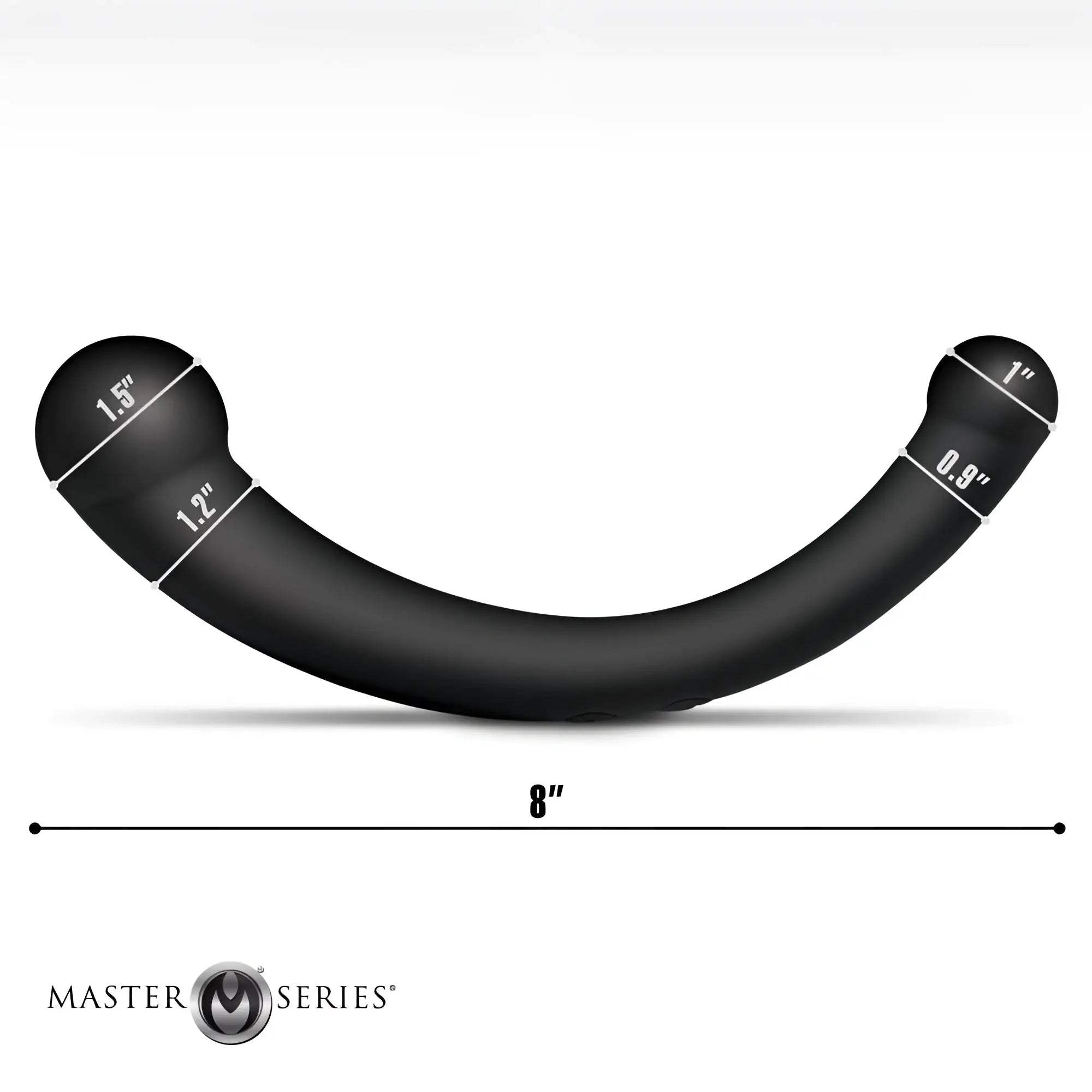 10X Vibra-Crescent vibrierender Silikondildo mit zwei Enden