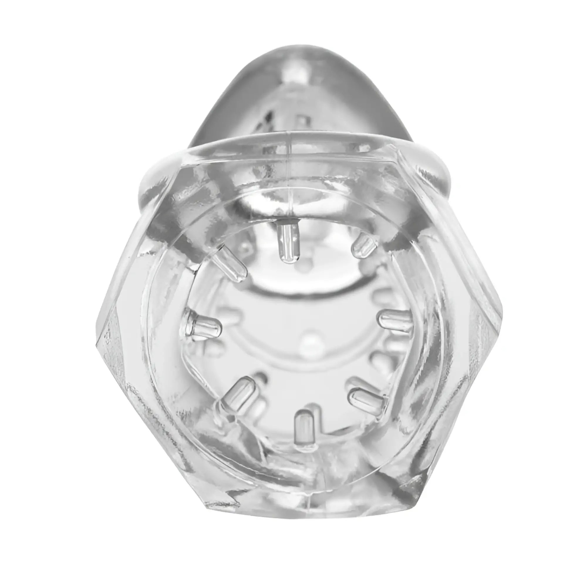 Master Series 2.0 Nubbed Detained Soft Body Chastity Cage