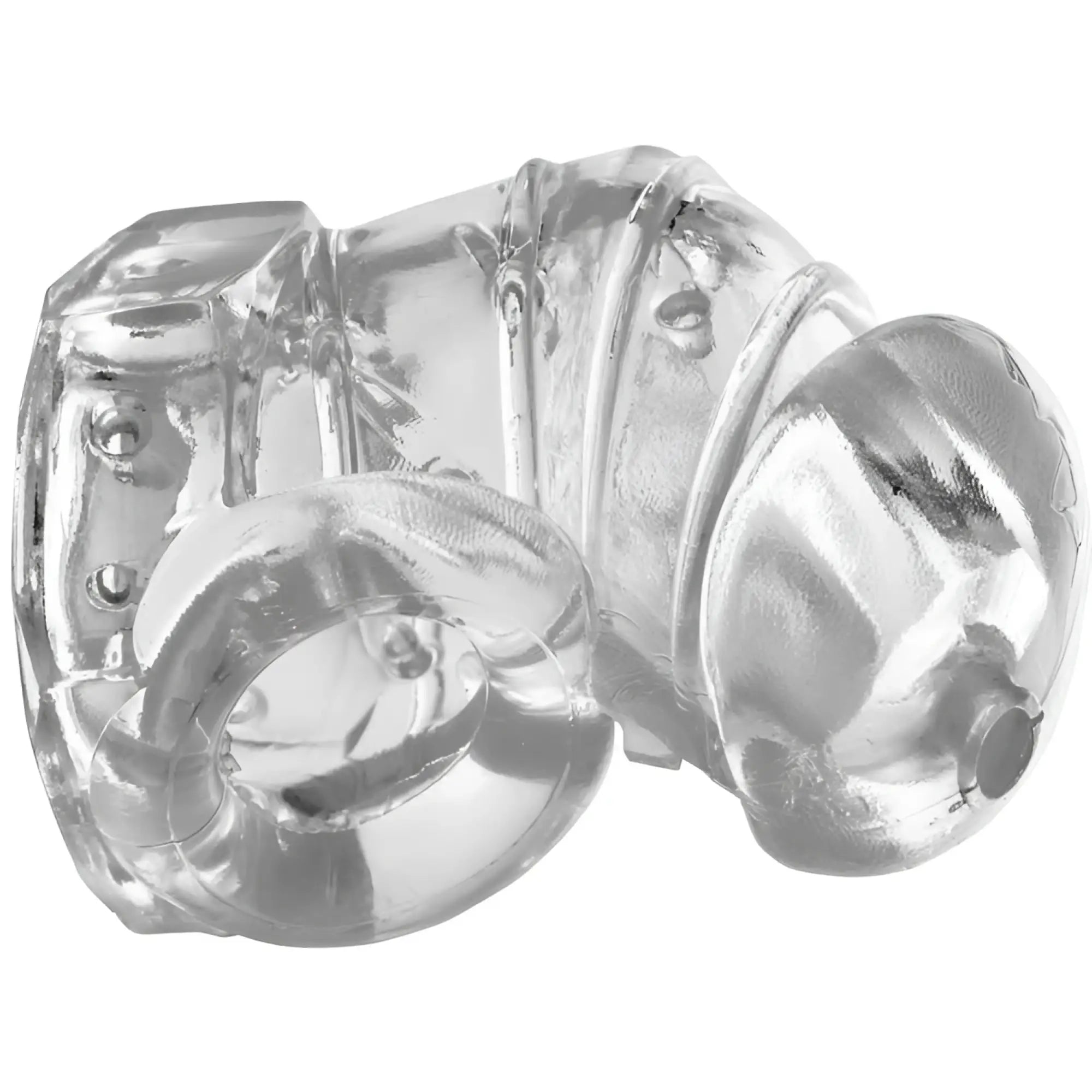 Master Series 2.0 Nubbed Detained Soft Body Chastity Cage