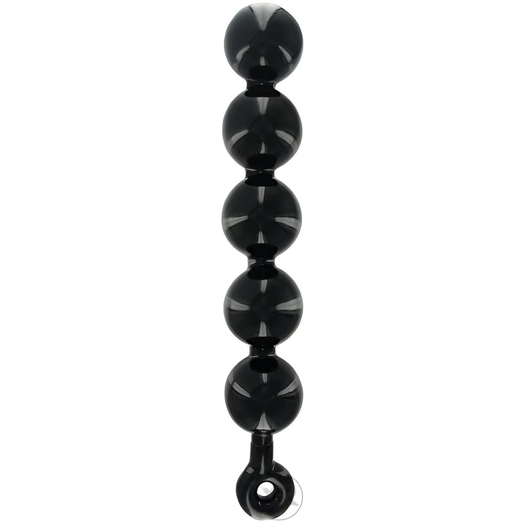 Master Series The Black Baller: a vertical row of five glossy, black spherical beads with a base pull-ring.