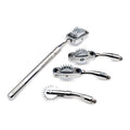 Master Series Deluxe Wartenberg wheel set featuring four chrome-plated sensory wheels with pins on a white background.