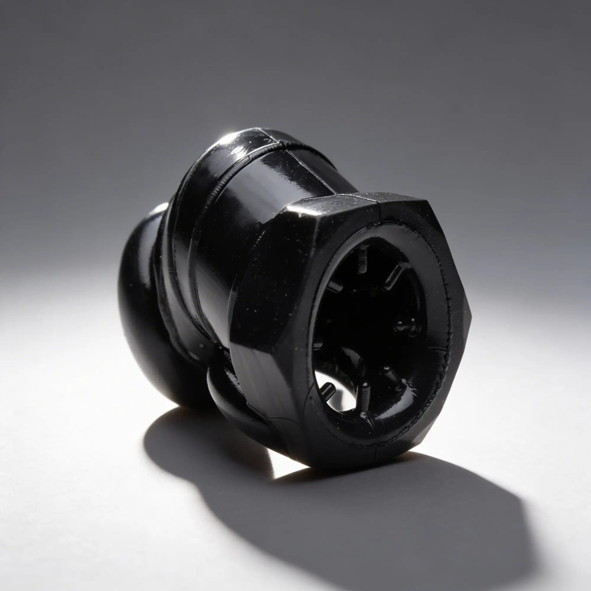 Master Series Detained - Black Restrictive Chastity Cage