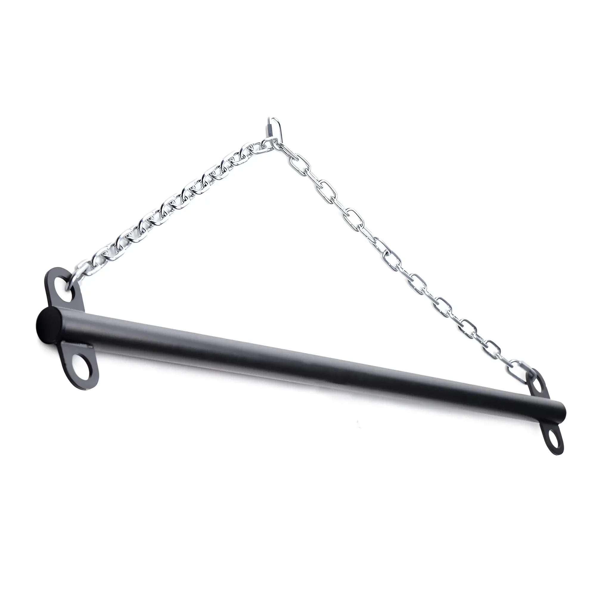 Master Series Levitate Suspension Bar: a sleek black cylindrical bar attached to a metal suspension chain.