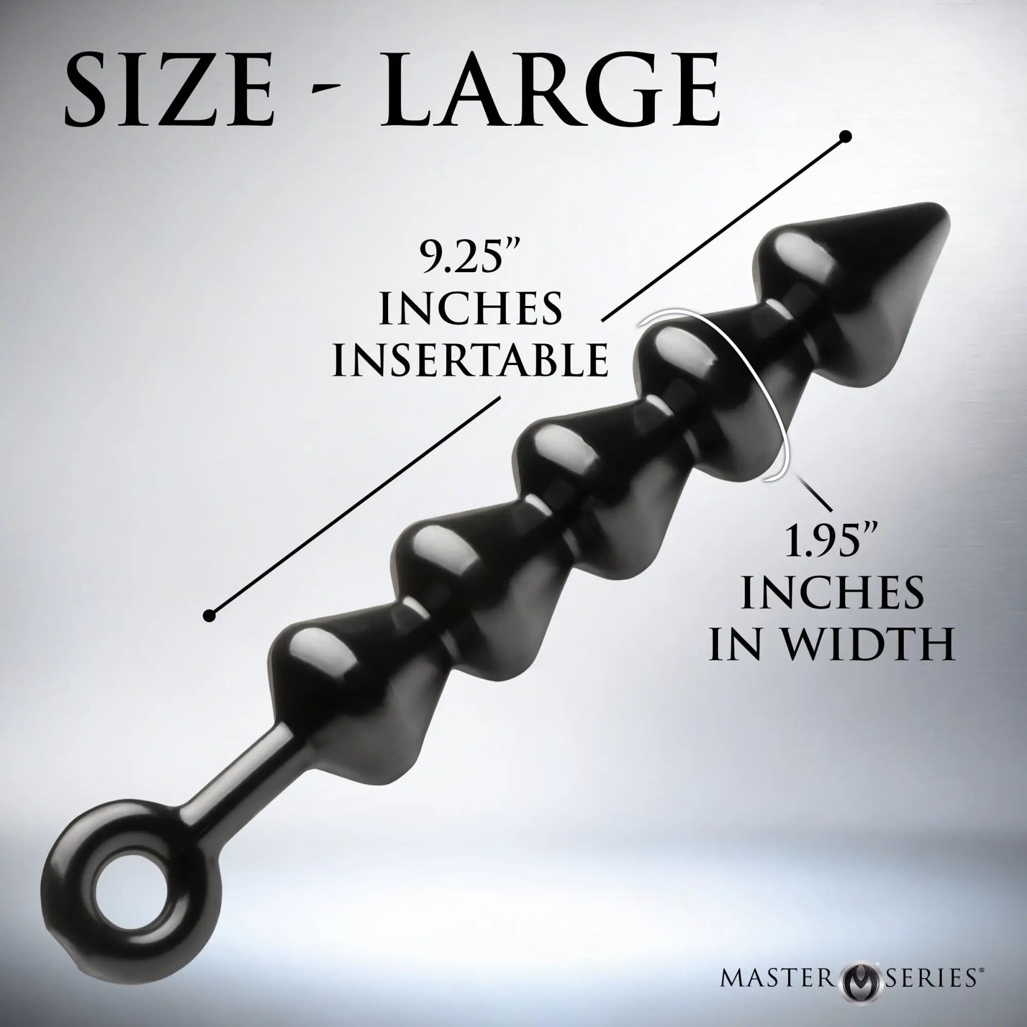 Master Series The Links Beaded Anal Plug