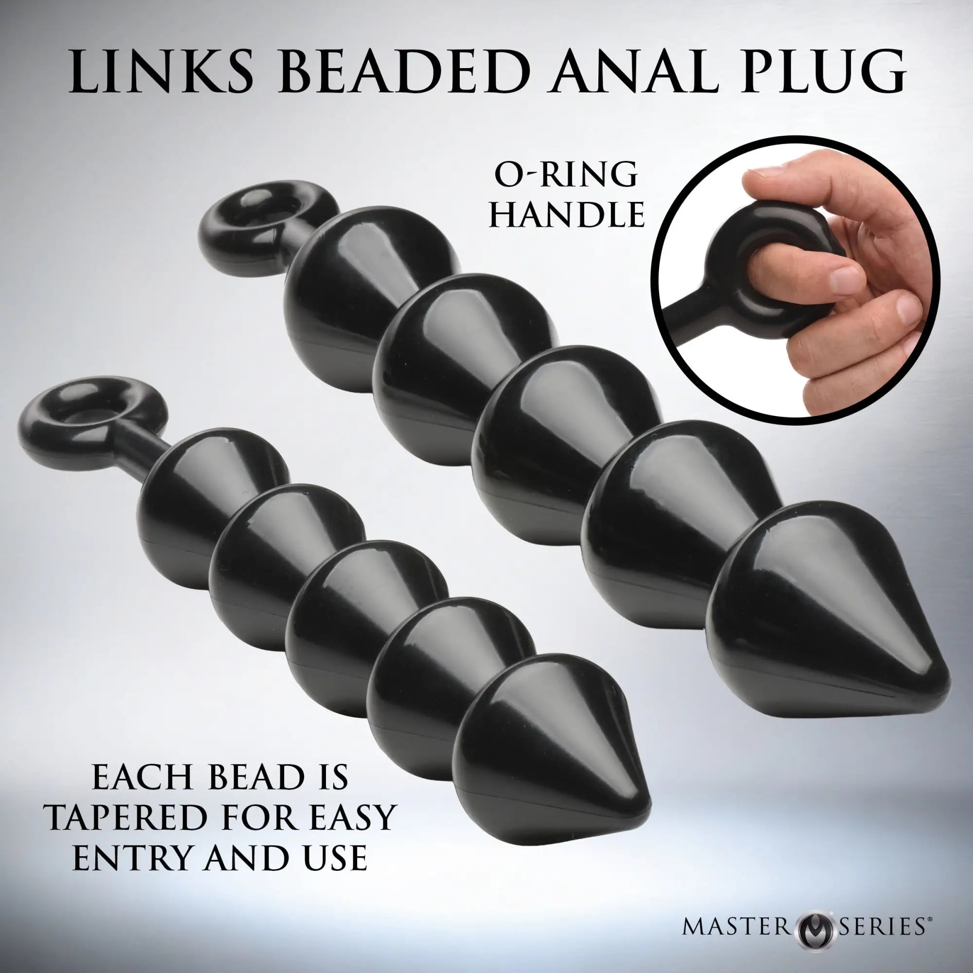 Master Series The Links Beaded Anal Plug