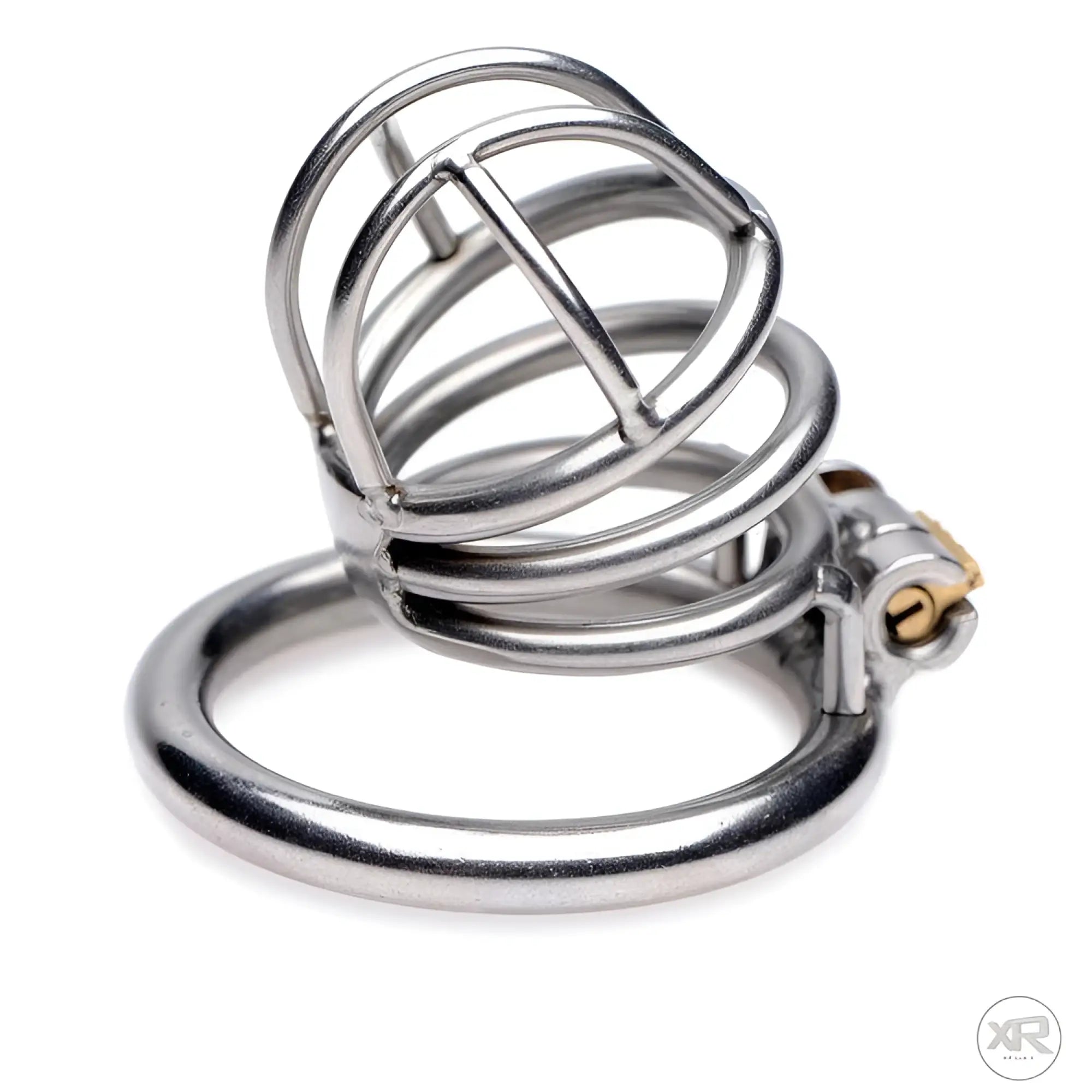 Master Series The Pen Deluxe Stainless Steel Locking Chastity Cage