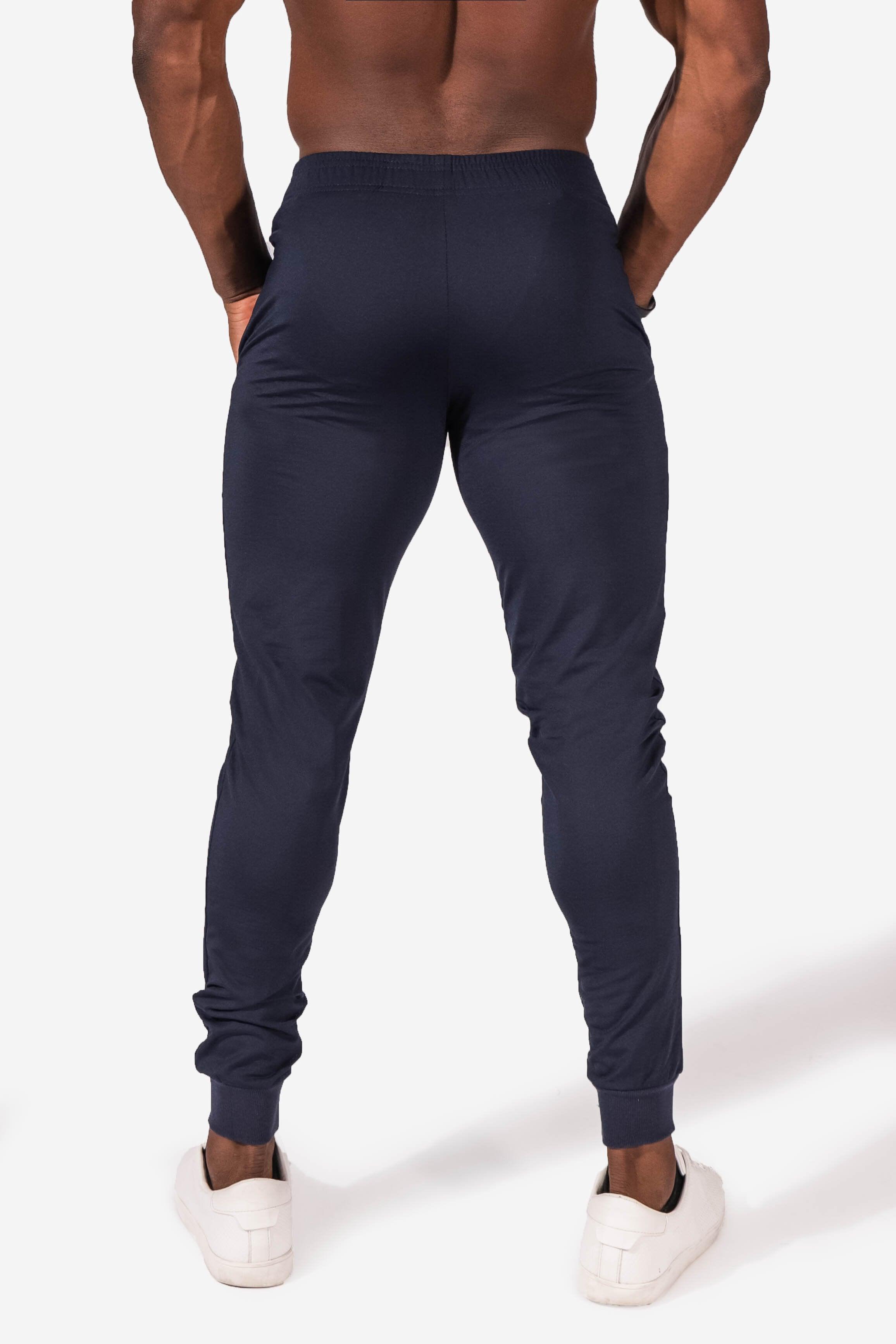 Jed North Matrix Tapered Joggers - Marineblau
