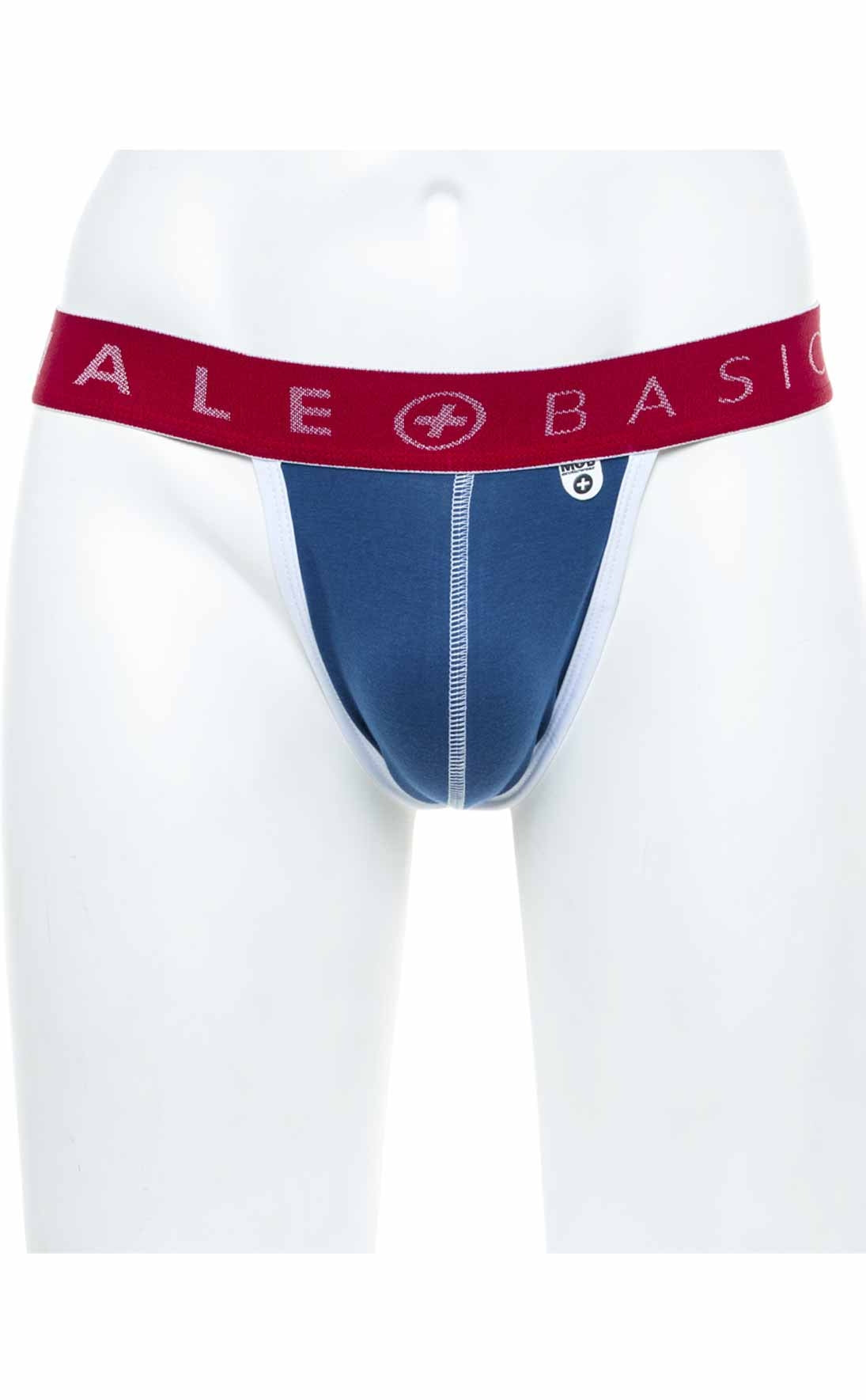 MaleBasics MB106 Men's Everyday Thong - Carbon Blue/Black | USA3SP
