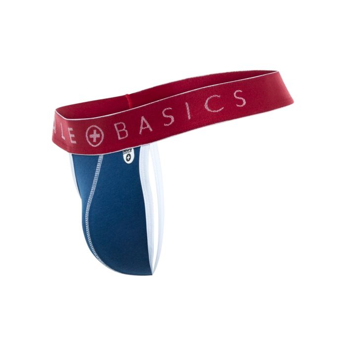 MaleBasics MB106 Men's Everyday Thong - Carbon Blue/Black | USA3SP