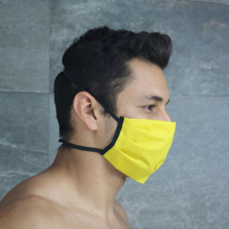 McKillop Polypropylene Unisex Face Mask Yellow CBPP-YE1 Size One Size