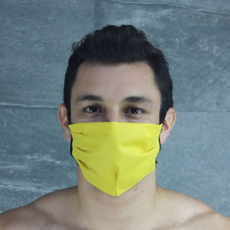 McKillop Polypropylene Unisex Face Mask Yellow CBPP-YE1 Size One Size